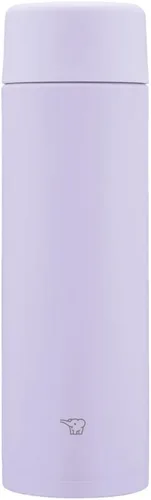 Zojirushi SM-ZB48-VM - Botella de agua de acero inoxidable sin costuras, 16.9 fl oz (480 ml), rosca, taza de acero inoxidable, color lila púrpura,