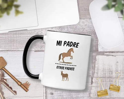 Miniatura 2 de Casitika Regalos para Papa. Tazas para Café de Dia de los Padres. Taza de café de 11 oz para el Día del Padre en español. Tazas para papá latino