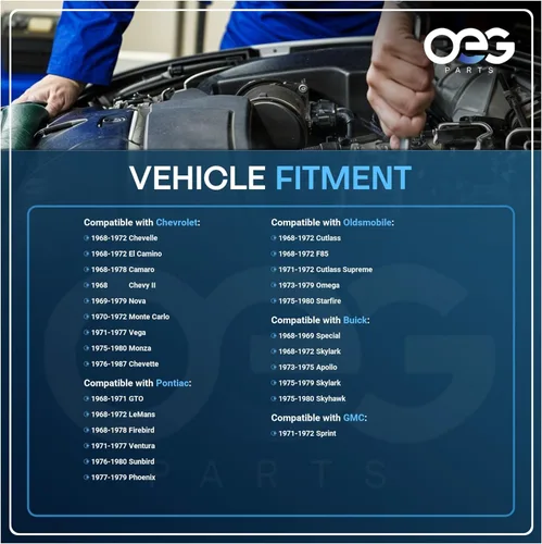Miniatura 4 de OEG Parts - Motor de limpiaparabrisas delantero compatible con Chevrolet Chevy Nova, Vega, Monza y Chevette, reemplaza a GM 5045441 5045555 5045557