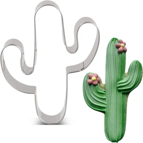 Miniatura 6 de LILIAO Cortador de galletas de cactus de 3.8 pulgadas, acero inoxidable