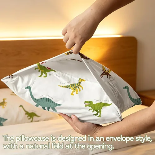 Miniatura 4 de MAG Juego de 2 fundas de almohada tamaño Queen de color blanco, 20 x 30 pulgadas, para niños, adolescentes