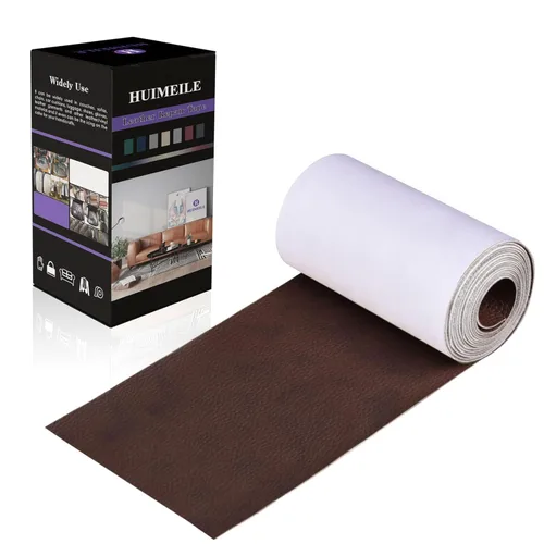 Miniatura 56 de Cinta de parche de reparación de cuero de 4 x 60 pulgadas, cinta autoadhesiva fuerte para muebles, sofás, sillones, asientos de automóvil, armarios