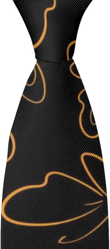 Miniatura 5 de Corbata formal para hombre regular para traje de oficina diario lazos suaves