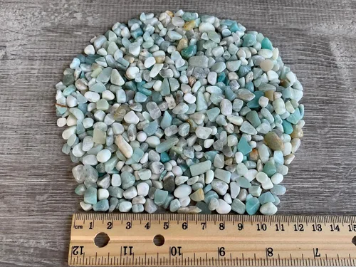 Miniatura 4 de Chips de piedras preciosas semi pulidas naturales al por mayor, mini cristales triturados, formas irregulares, chips de cristal sin perforar, Piedra