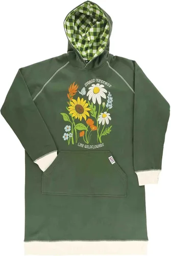 Miniatura 62 de Lazy One Sudadera con capucha de gran tamaño, ropa de dormir cómoda, vestido de suéter para mujer