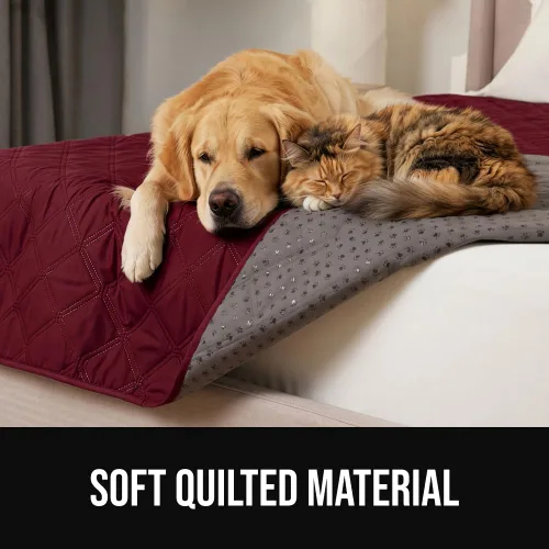Miniatura 9 de GORILLA GRIP® Manta impermeable para perro, funda de sofá a prueba de fugas para perros, parte trasera de agarre de silicona, protege el sofá