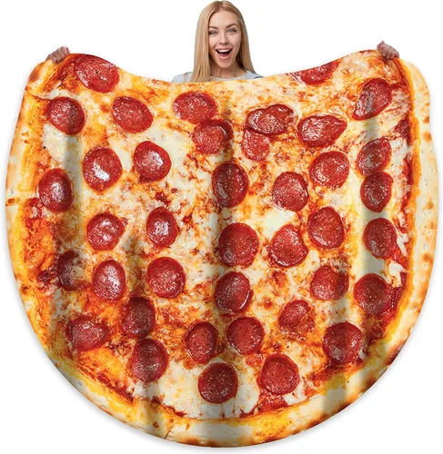 Miniatura 13 de Bcareself Manta de Tortilla 2.0 de Doble Cara Tamaño Adulto Gigante de Doble Cara para Niños Divertida Realista de Comida Personalizada Manta