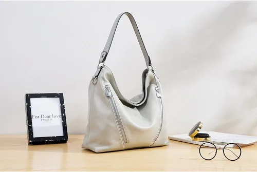 Miniatura 7 de BOSTANTEN Bolso de cuero para mujer, diseño de bolsos de hombro, Hobo