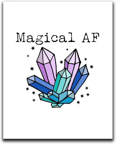 Miniatura 13 de Moonlight Makers Funny Wall Decor With Sayings, 100 Percent That Witch, Funny Wall Art, Room Decor for Bedroom, Bathroom, Kitchen, Office, Living