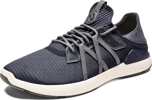 OLUKAI Mio Li - Zapatos deportivos para hombre, malla ligera y transpirable, suela de goma de ajuste cómodo y agarre húmedo, Eyestays de cuero en