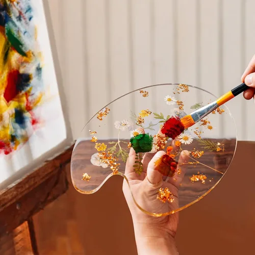 Miniatura 7 de Paletas de pintura botánica, artista de GUTE – Bandeja de pintura colorida para artistas de mezcla de colores, artistas, estudiantes y perfecto