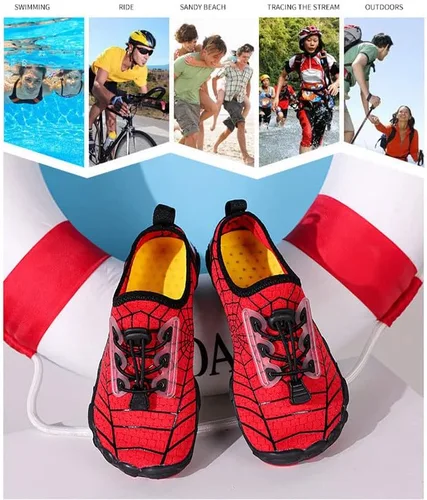 Miniatura 6 de Zapatos deportivos para niños, zapatos de agua ligeros, zapatos de natación para playa, zapatos descalzos, antideslizantes, transpirables