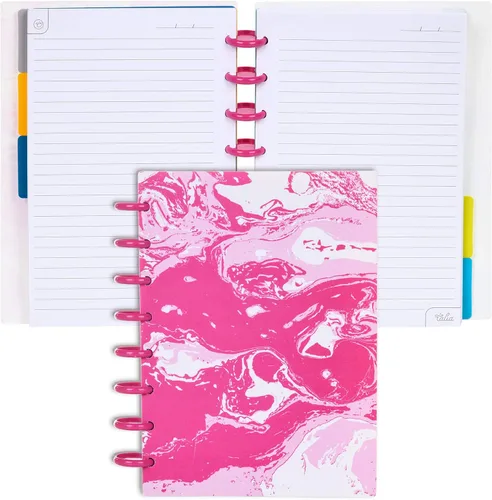 Miniatura 68 de Talia - Cuadernos de notas con tapas, planificador, personalizables, (Azul de Verano, Junior (5.5 pulgadas x 8.5 pulgadas)) Azul verano