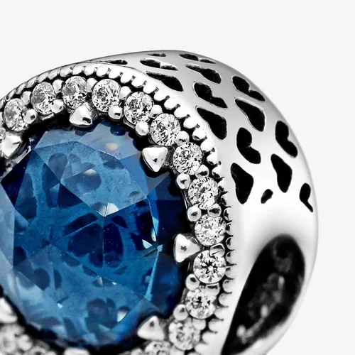 Miniatura 6 de Pandora Encanto radiante Corazones con Moonlight Blue