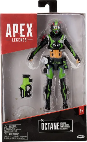 Miniatura 5 de Electronic Arts Apex Legends - Figura de acción de octanaje coleccionable de 6 pulgadas Rare: Hit and Run Skin