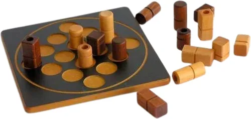 Miniatura 4 de Quarto Mini Ganador de Mensa Select Versión para viajes del juego de estrategia abstracta de madera para niños y adultos Favorito de la noche