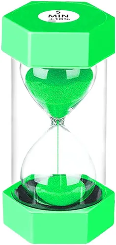 Miniatura 9 de SuLiao Temporizador de Arena de 30 Minutos: Reloj de Arena de Plástico de 30 Minutos, Extra Azul, Reloj de Arena Unificado, Temporizador de Arena