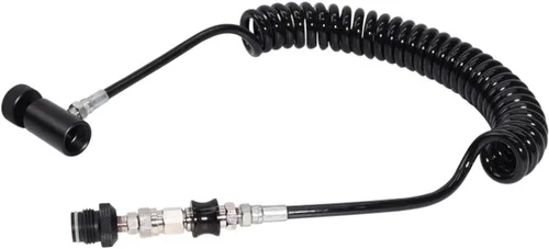 Miniatura 4 de TUXING Línea remota de bobina remota de tanque de paintball resistente para tanques de aire comprimido/CO2 de alta presión HPA con junta tórica