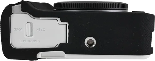 Miniatura 3 de Funda para cámara R50 V, cuerpo completo, delgada, ligera, de silicona, carcasa de goma para Canon Eos R50 V R50V (negro)