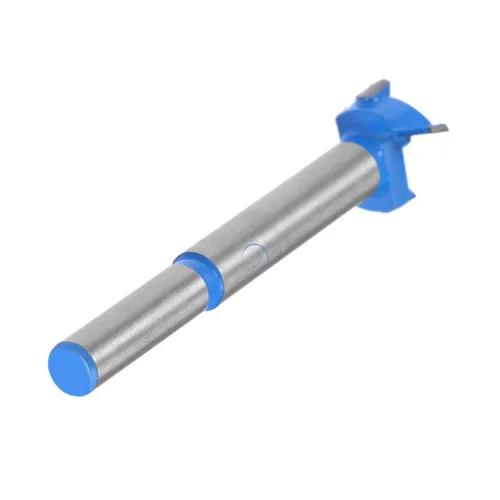 Miniatura 12 de Taladro de posicionamiento de la broca de perforación de 0.591 in Forstner Brocas de carburo de tungsteno Agujero de madera Sierra Bisagra Broca