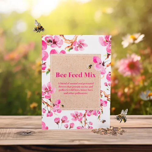 Miniatura 7 de Bentley Seed Flower Mix - Mezcla de semillas de polinizador con 5 paquetes de semillas de flores silvestres, semillas polinizadoras sin OMG