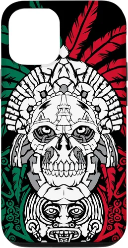 Miniatura 27 de iPhone 11 Pro Max Aztec Warrior Skull - Ancestros mexicanos - Funda de raíces mexicanas