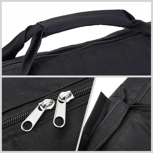 Miniatura 7 de Bolsa de transporte para trípode, 22.5 x 7.5 x 7.5 pulgadas, funda acolchada de trípode resistente con correas para el hombro y asa (S)