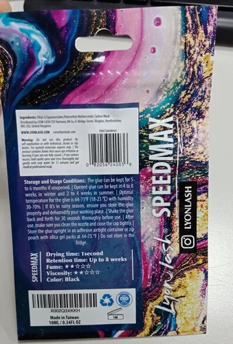 Miniatura 9 de Lyon Lash SPEEDMAX - Pegamento para extensión de pestañas, 0.3-1.3 segundos de tiempo de secado, hasta 8 semanas de retención, suministros adhesivos