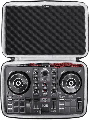 Miniatura 8 de LTGEM - Funda para controlador de DJ Hercules DJControl Inpulse 200 / DJControl Inpulse 200 MK2 - Bolsa de transporte protectora de viaje