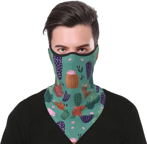 Miniatura 11 de Máscara de cuello para hombres y mujeres, protección solar UV, resistente al viento, bandana jirafa arco iris, cubierta facial, bufanda