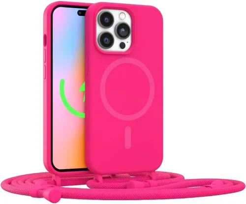 Miniatura 20 de FELONY CASE Funda de silicona verde neón para iPhone 12 Pro Max Silicona líquida con forro de microfibra antiarañazos, funda protectora a prueba