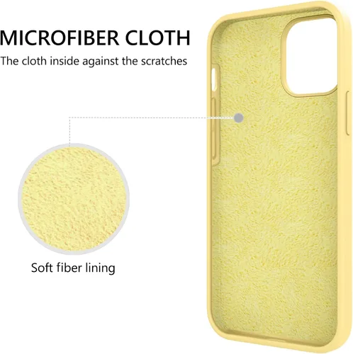 Miniatura 348 de GUAGUA Funda compatible con iPhone 17 Pro Max de 6.9 pulgadas, silicona líquida, goma de gel suave, delgada, forro de microfibra delgada
