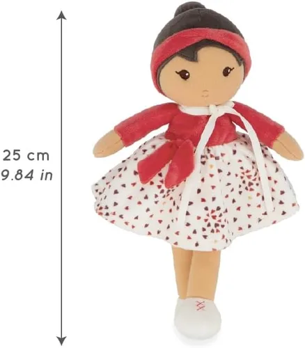 Miniatura 4 de Kaloo - Muñeca Tendresse, Emilie, mediana - Abrazarse con juguetes de peluche - Materiales ultrasuaves - Cinta personalizable, lavable a máquina