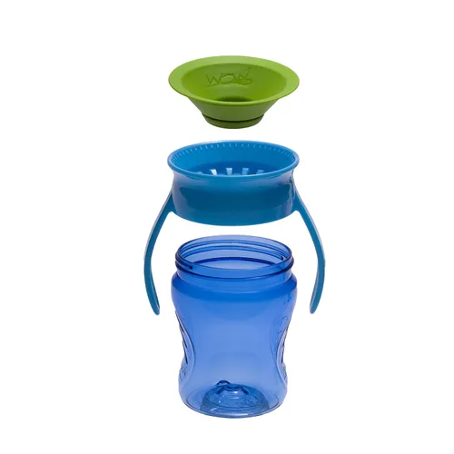 Miniatura 3 de Wow Cup for Baby 360 Trainer - Vaso para sorber, azul, 7 oz / 7.0 fl oz