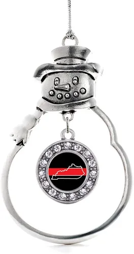 Miniatura 211 de Inspired Silver - Roller Queen - Adorno de Navidad plateado - Adorno circular para árbol de Navidad con circonita cúbica - Decoración colgante