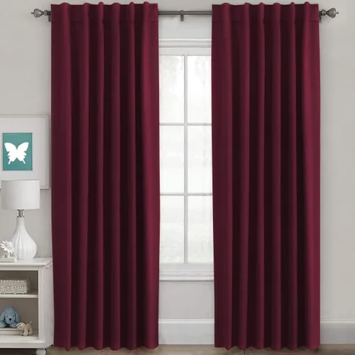 Miniatura 119 de H.VERSAILTEX Cortinas opacas con aislamiento térmico, paneles de tratamiento de ventana, cortinas opacas para oscurecer la habitación, cortinas Gris