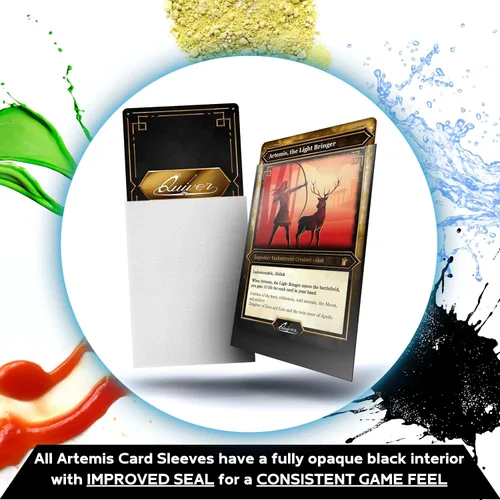 Miniatura 5 de Quiver Time Paquete de cartas coleccionables blancas para cartas coleccionables y fundas para cartas, compatible con Magic: The Gathering Cards