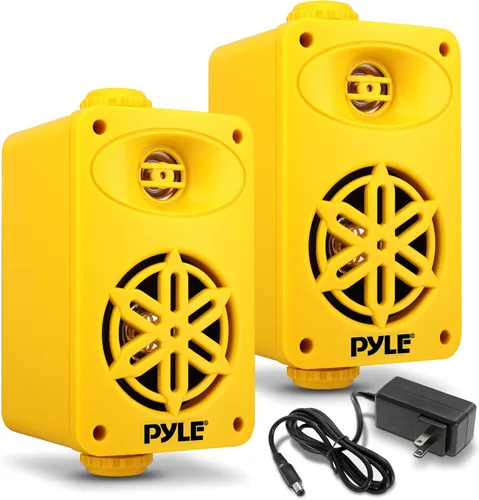 Miniatura 16 de PyleUsa Par de altavoces Bluetooth para interiores y exteriores, 500 W, doble impermeable, 5.25 pulgadas, sistema de altavoces de rango completo