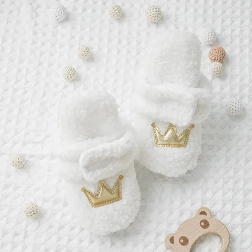 Miniatura 26 de Sawimlgy - Botines de algodón antideslizantes para recién nacido, con agarre, para cuna o para el invierno