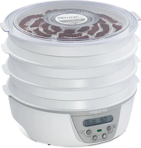 Miniatura 4 de Presto Paquete de deshidratador eléctrico de alimentos y bandejas deshidratantes Dehydro