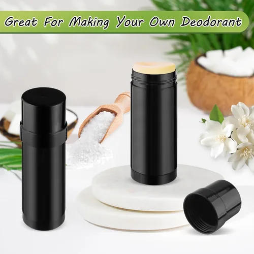 Miniatura 5 de 12 Unids 2.0 fl oz/2oz Desodorante Contenedores de Plástico Twist Up Botella de Relleno Desodorante Titular Stick para Crayon Chapstick Protector