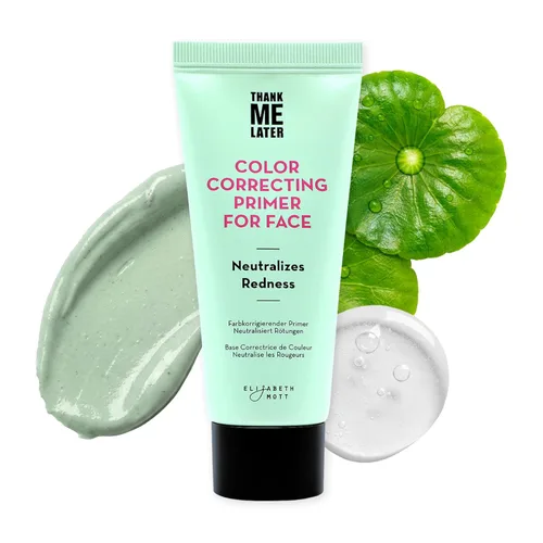 Miniatura 13 de Elizabeth Mott Thank Me Later - Prebase de maquillaje matificante para control de brillo y grasa, minimiza los poros, oculta líneas finas y arrugas