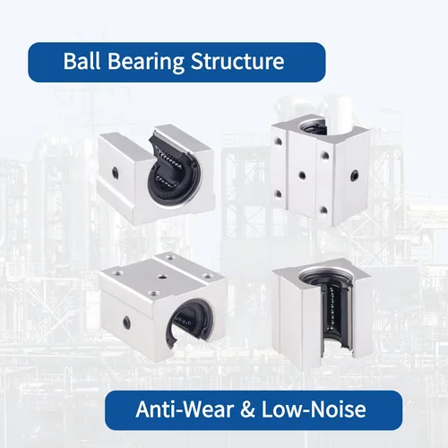 Miniatura 4 de Rieles lineales 2 unidades SBR12-11.811 in y 4 unidades SBR12UU Bloques de rodamientos lineales y rieles para enrutadores CNC de bricolaje Máquina