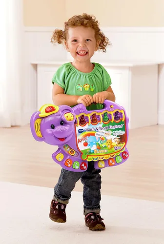 Miniatura 4 de VTech elefante para tocar y aprender, morado, exclusivo en línea