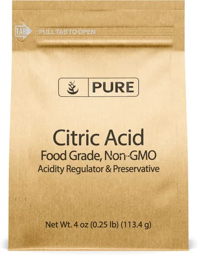 Miniatura 4 de PURE ORIGINAL INGREDIENTS Paquete de ácido málico y ácido cítrico, natural, seguro para alimentos, sabor agrio