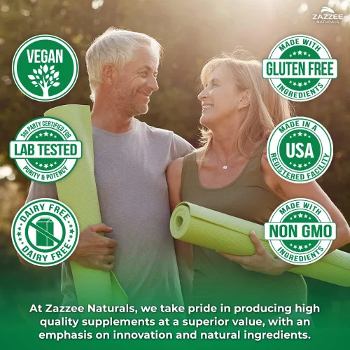 Miniatura 6 de Zazzee - Extracto de baya de espino blanco extrafuerte 20:1, 8000 mg de fuerza, 2% de vitexina, 150 cápsulas veganas, suministro para 5 meses