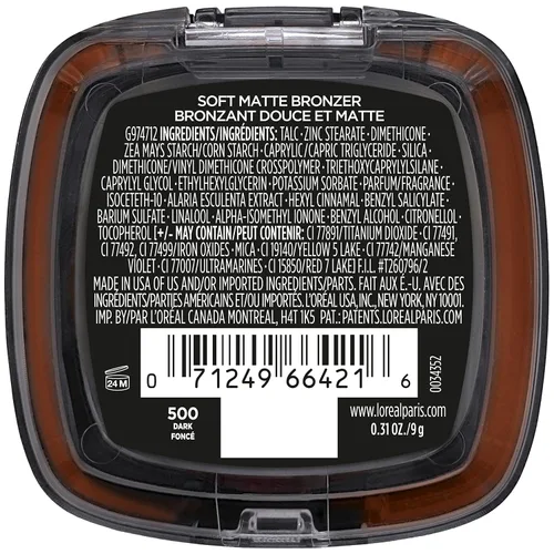 Miniatura 6 de L'Oreal Paris Infallible Fresh Wear - Bronceador suave mate de larga duración hasta 24 horas. Resistente al agua, al calor, a la transferencia, a