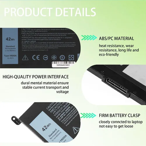Miniatura 4 de Batería de repuesto para Dell Inspiron 14 15 3000 5000 3493 3582 5480 5485 5491 5493 5585 5590 5593 5593 5594 5698 P93G; 001 7 586 Vostro 3491 VM732