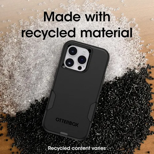 Miniatura 6 de OtterBox Funda para iPhone 14 Pro Commuter Series, negra, delgada y resistente, apta para bolsillo, con protección de puerto