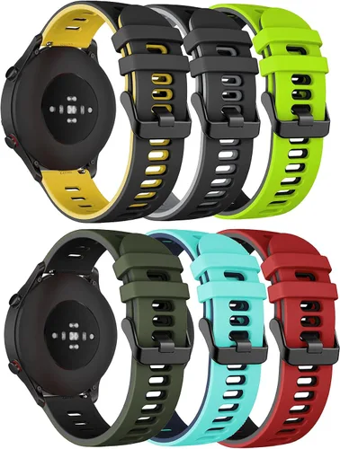 Senter Correa para Xiaomi Mi Watch Color Sport Band, Correa de repuesto deportiva de silicona suave de 0.866 in compatible con Xiaomi Mi Watch Color